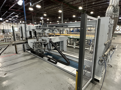 Weeke Models Optimat BST503 and BST507 CNC Through Feed Boring Line