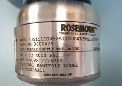 NEW Rosemount 3051 S1TG4A2A11X5AWA3WM1B4I5M5