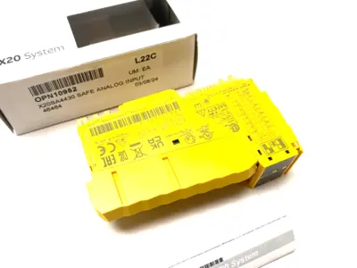 USED B&R AUTOMATION 2-SAFE ANALOG INPUT MODULE, 24BIT CONVERTER