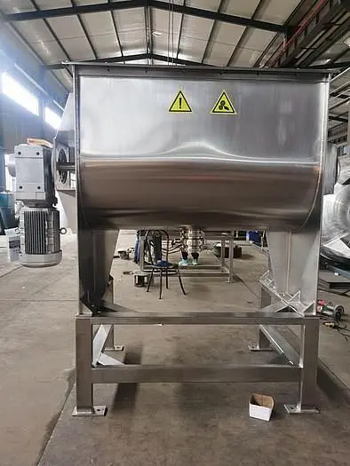 New 60 Cubic Foot Stainless Steel Ribbon Mixer, 12 HP #5512857
