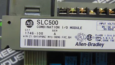 Allen Bradley 1746-IO8/A SLC 500 Combination I/O Module No Cover Used