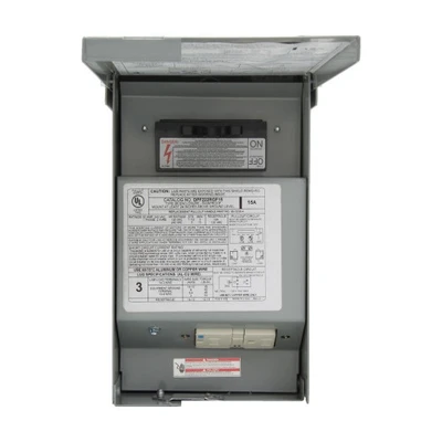 Eaton DPF222RGF15WTST Air Conditioning Disconnect, Fused Pullout [New]