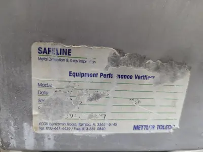 Safeline Fall Through Metal Detector