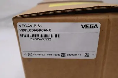 Vega VB61.UDAGRCANX VEGAVIB 61 NEW IN BOX VIBRATING LEVEL SWITCH STOCK G142