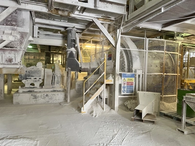 Air swept Continuous ball mill / Drier