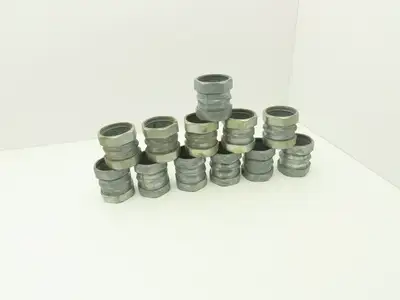Halex 63625 2-1/2" EMT Compression Coupling Rigid Conduit Aluminum Lot of 12