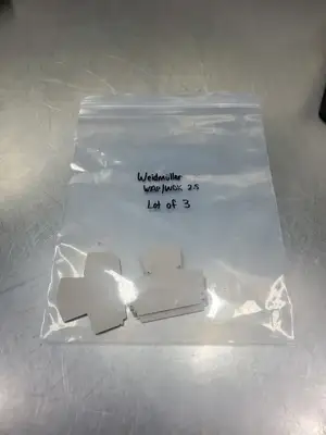 WEIDMULLER WAP/WDK2.5 Terminal End Cap Module, Lot of 3. 4A-41