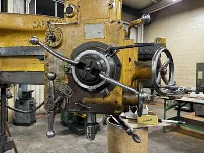 3' X 11" CARLTON RADIAL ARM DRILL. STOCK # 1113924.