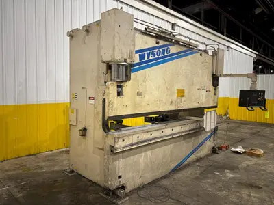 180 TON X 12' WYSONG MODEL #FAB180-144 HYDRAULIC PRESS BRAKE: STOCK #10742