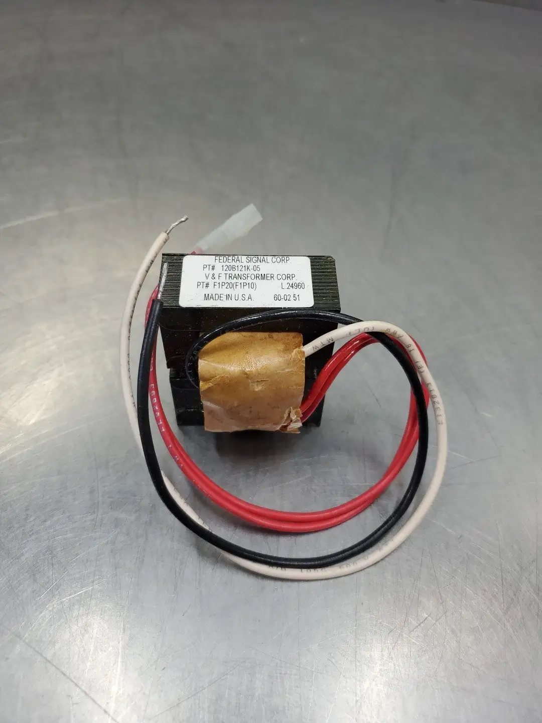 Federal Signal 120B121K-05 Transformer, F1P20(F1P10) 4E-33