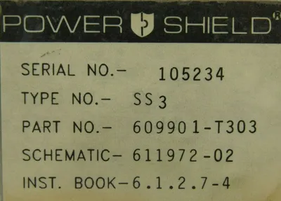 NEW ABB 609901-T303 SOLID STATE TRIP UNIT TYPE SS 609901T303
