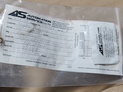 USED Rosemount 3051SAL1CD3AA2A1220DFF71DA00SC