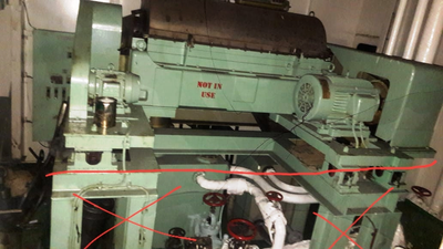 Sharples P3400 decanter centrifuge, 316SS.