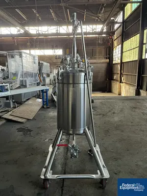 Used GS Stainless, Inc. 100 Liter GS Stainless Receiver Tank, S/S, 15# Stainless Steel Tanks Ohio US | Federal Equipment Company #126686