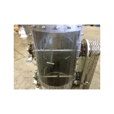 Used 10x12 Semco Rotary Airlock valve with Dual Shaft Agitated lump breaker