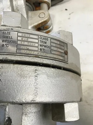 NEW BDK CAST IRON FLANGED GATE VALVE DN50, 600, WCB, 0023