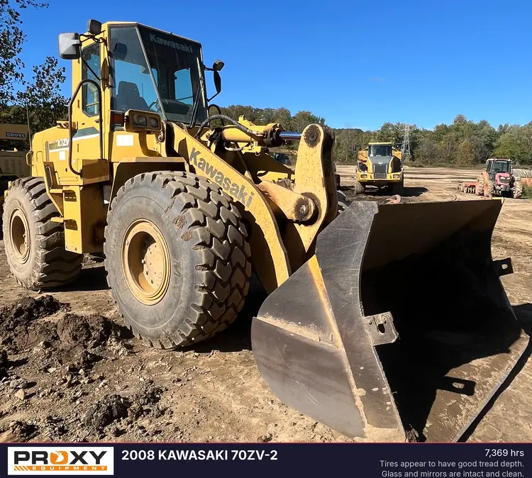 Used 2008 KAWASAKI 70ZV-2 Wheel Loaders Pennsylvania US | Proxy Equipment #1378342