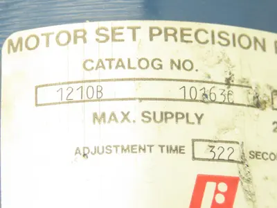 Fairchild 1210B 10163C Motorized Pneumatic Air Regulator 3/8"npt