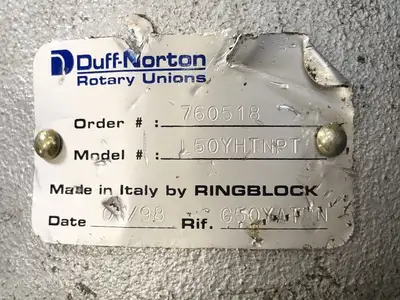 New | in-Stock 1998 DUFF-NORTON L50YHTNPT Parts (Hydraulics and Pneumatics) British Columbia CA | Lenmark #259554
