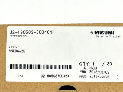 New | in-Stock Misumi SSEB6-25 Linear Guides Michigan US | Maverick Industrial Sales #1489411