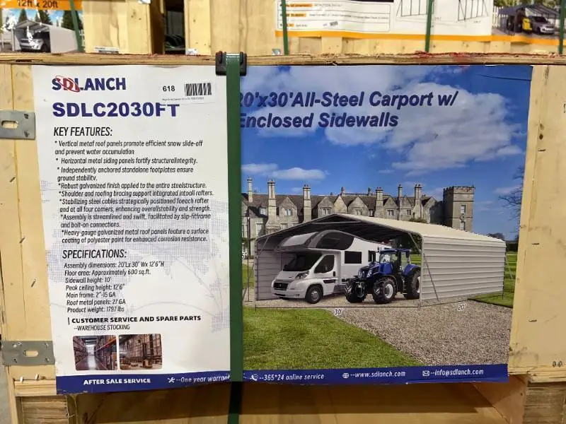 SDLANCH High End Carport 20 x 30 (SDLC2030FT)