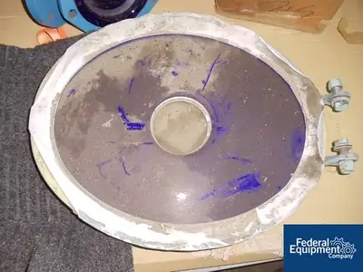 USED Pfaudler 14" x 18" Pfaudler Glass-Lined Manway Cover