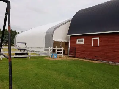 NEW 30X60X20 DOUBLE TRUSS STORAGE BUILDING
