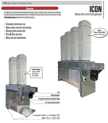 USED CORAL ICON CLASS DUST COLLECTOR