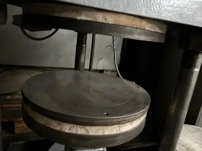 TEKCAST Precision 3-Post 14" platen Vulcanizing Press for White Metal Rubber Mold Spin Casting