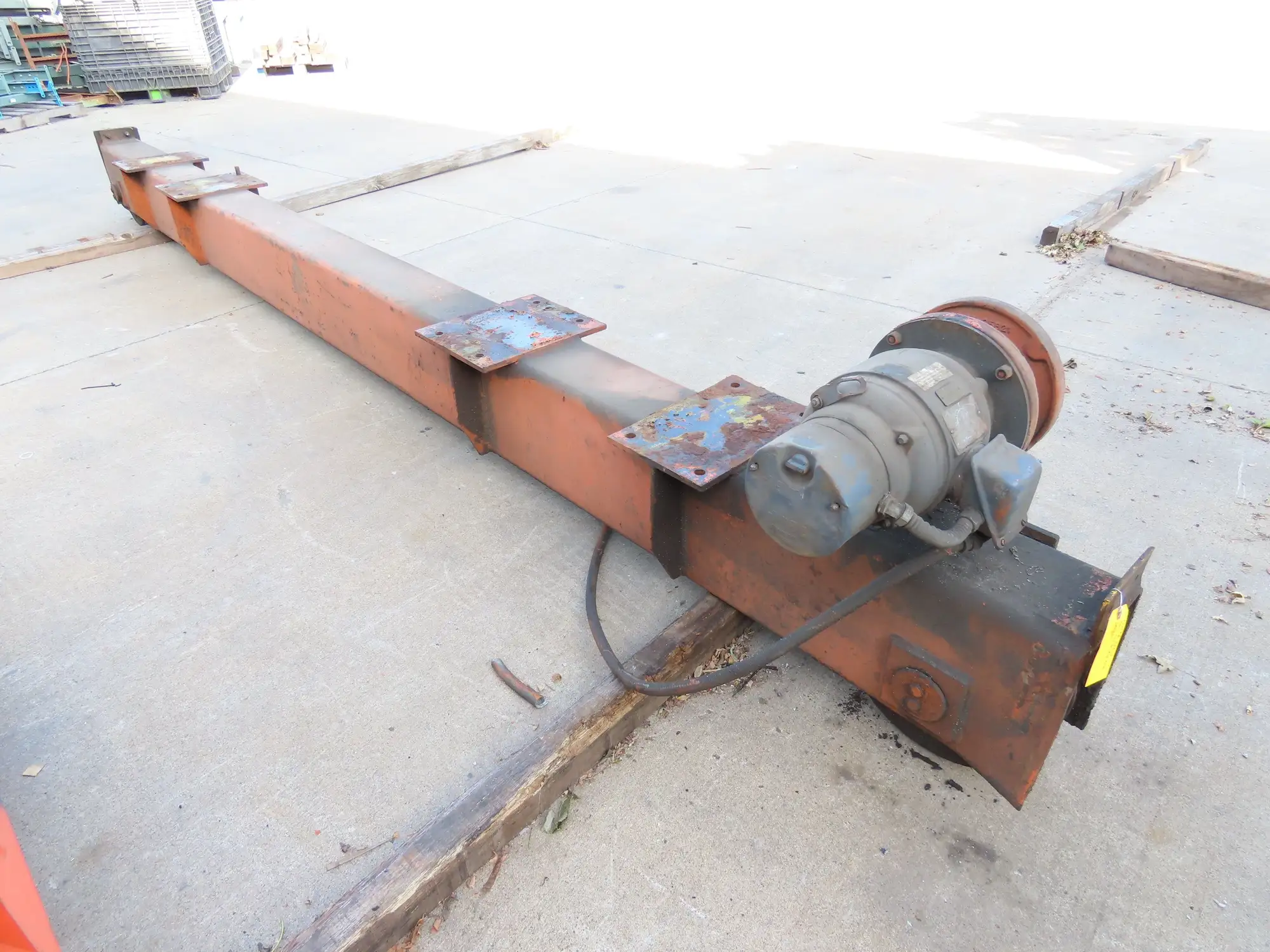 Cleveland Tramrail Motorized Gantry Crane End Truck Drive Floor Track -Bad Motor