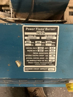 LUDELL CR3-G-20 Industrial Water Heater Parts | Equipment Recovery Corp. (16)