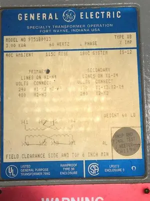 USED GENERAL ELECTRIC 9T51B0013
