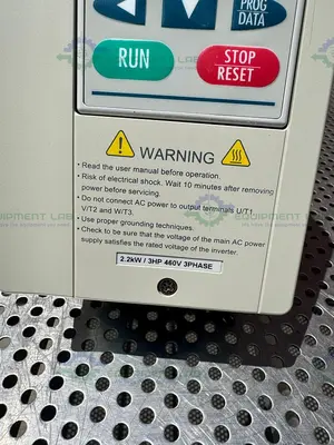Used DELTA ELECTRONICS VFD022B43B INVERTER DRIVE 3 PH, 0-480V OUTPUT, 0.1-400HZ Electronics & Components California US | Equipment Lab #1271598