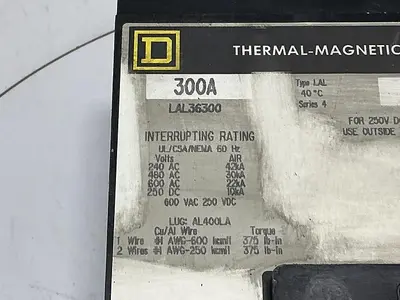 USED SQUARE D LAL36300