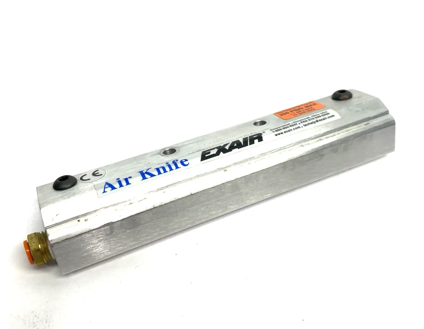 Used EXAIR 2006 6" Air Knife, Aluminum, 1/4" NPT Ports Nozzles Michigan US | Maverick Industrial Sales #1397777