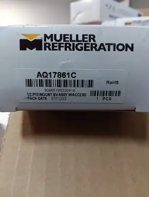 Used MUELLER Refridgeration Ball Valve 1/2" Padmount Chiller & Refrigeration Parts US | Infinity wholesale & Supply LLC #1305654