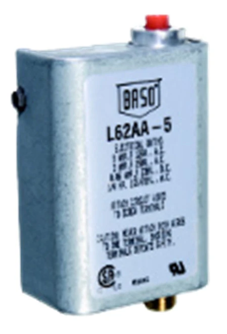 Baso Johnson Controls L62AA-5 Pilot Safety Switch, SPST, Manual Reset [New]
