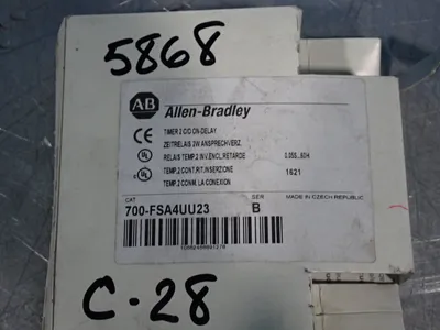 Used ALLEN BRADLEY 700FSA4UU23 Timers Ohio US | HGR 24 #1070051