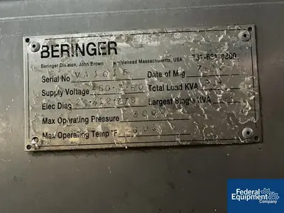 USED Gloucester 6" Gloucester Water Ring Pelletizing Line