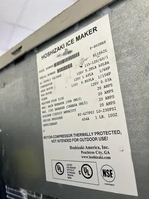 Used HOSHIZAKI E-800MAH Flakers Florida US | BAM Discount Restaurant Equipment #1373373