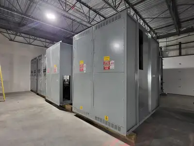 25kV 1200A 3ph Switchgear Unit w/ (2) Power Vac Breaker VB1 27.0-16-0