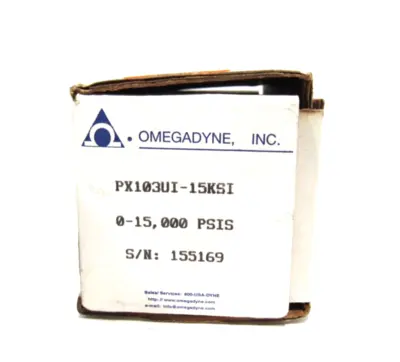NEW OMEGA ENGINEERING PX103UI-15KSI PRESSURE TRANSMITTER PX103UI15KSI