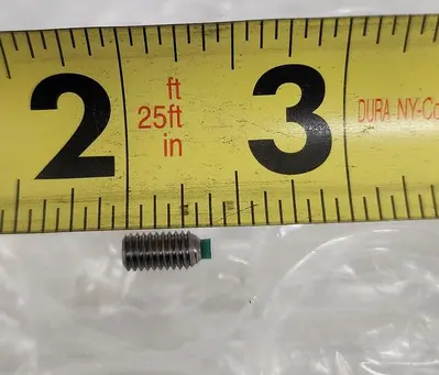 McMASTER-CARR NYLON TIPPED SET SCREW
