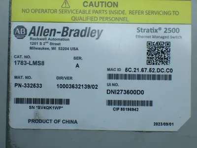 USED ALLENBRADLEY 1783LMS8
