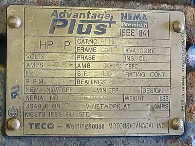 USED TECO-WESTINGHOUSE APH01504TE5
