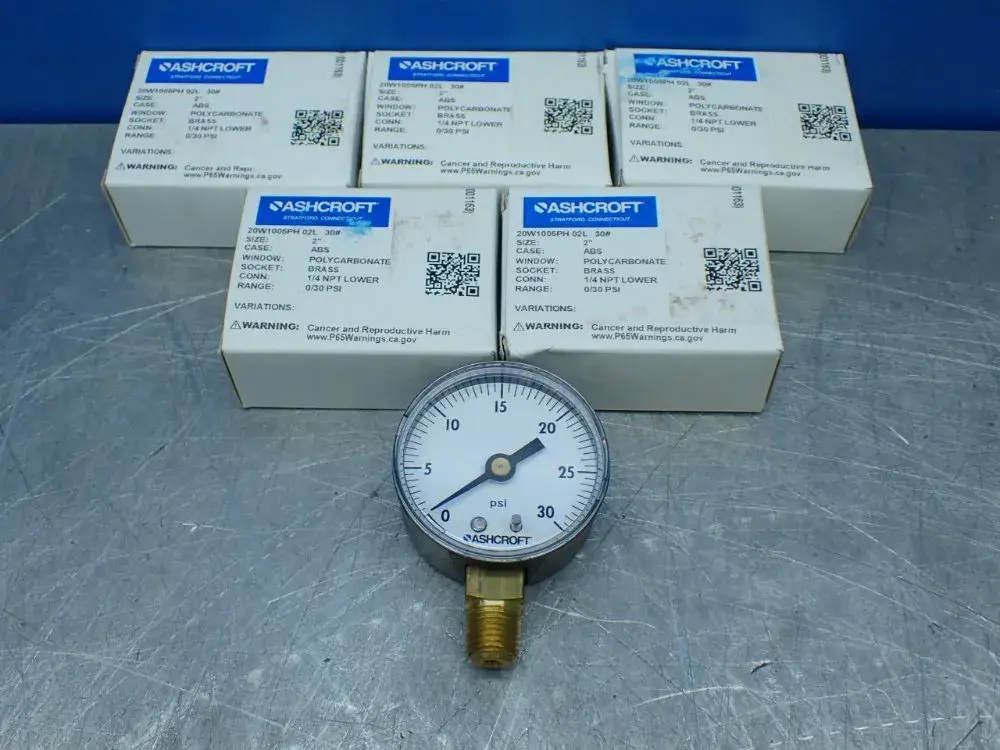 NEW ASHCROFT 20W1005PH 02L 30#
