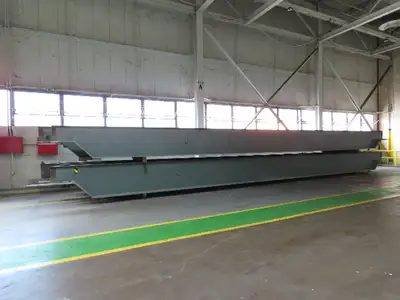Gorbel Cleveland Tramrail Overhead Crane Runway Beam 36"H 18"W 3.25" Rail 50'L