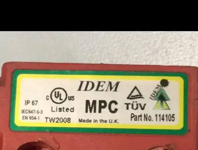 Used IDEM SAFETY SWITCHES 114105 Relays & Switches Michigan US | Ideal Machinery #590805