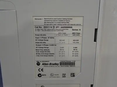 New | in-Stock 2015 ALLEN BRADLEY 20G11ND2P1AA0NNNNN Variable Speed Drives Ohio US | HGR 24 #1133317