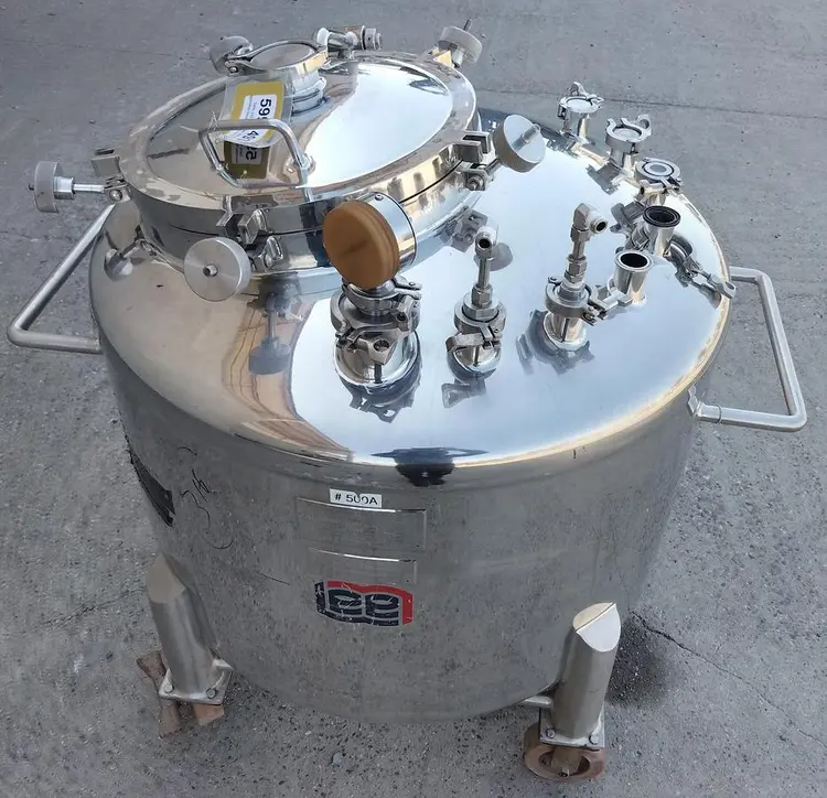 Used 1998 LEE INDUSTRIES 500L DBT Stainless Steel Tanks California US | Machinery & Equipment #170820